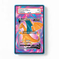 Charizard V SWSH050 Sword & Shield Promo Extended Art Display Cases - PSA Slab Case - Front View
