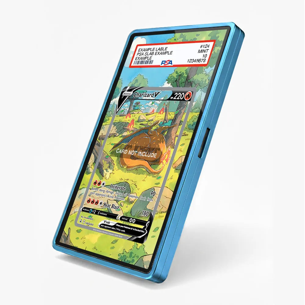 Charizard V SWSH 260 Promo Extended Art Display Cases - PSA Slab Case - Side View