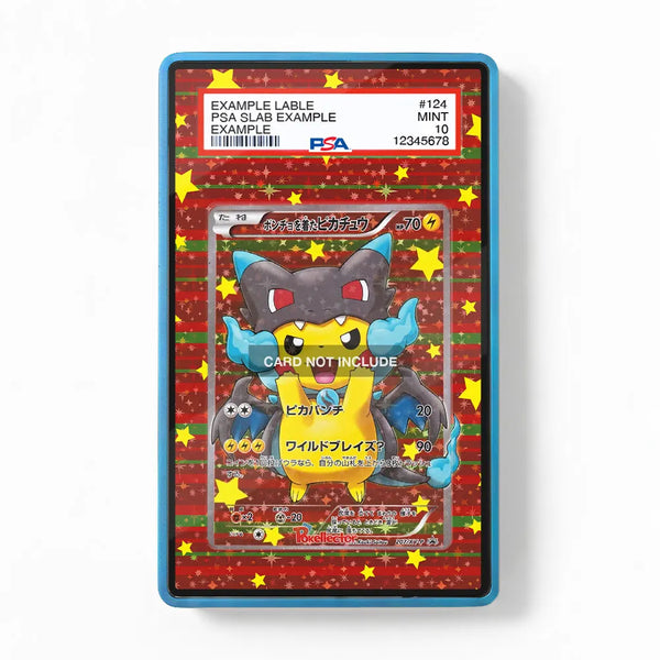 Charizard X Pikachu Poncho 207 XY-P Promo JP Extended Art | PSA Graded Guard Display Case, Magnetic Display Case, Screws Display Case
