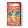 Charizard ex - Pokémon 151 (MEW) 183 Extended Art Display Cases - PSA Slab Case - Front View