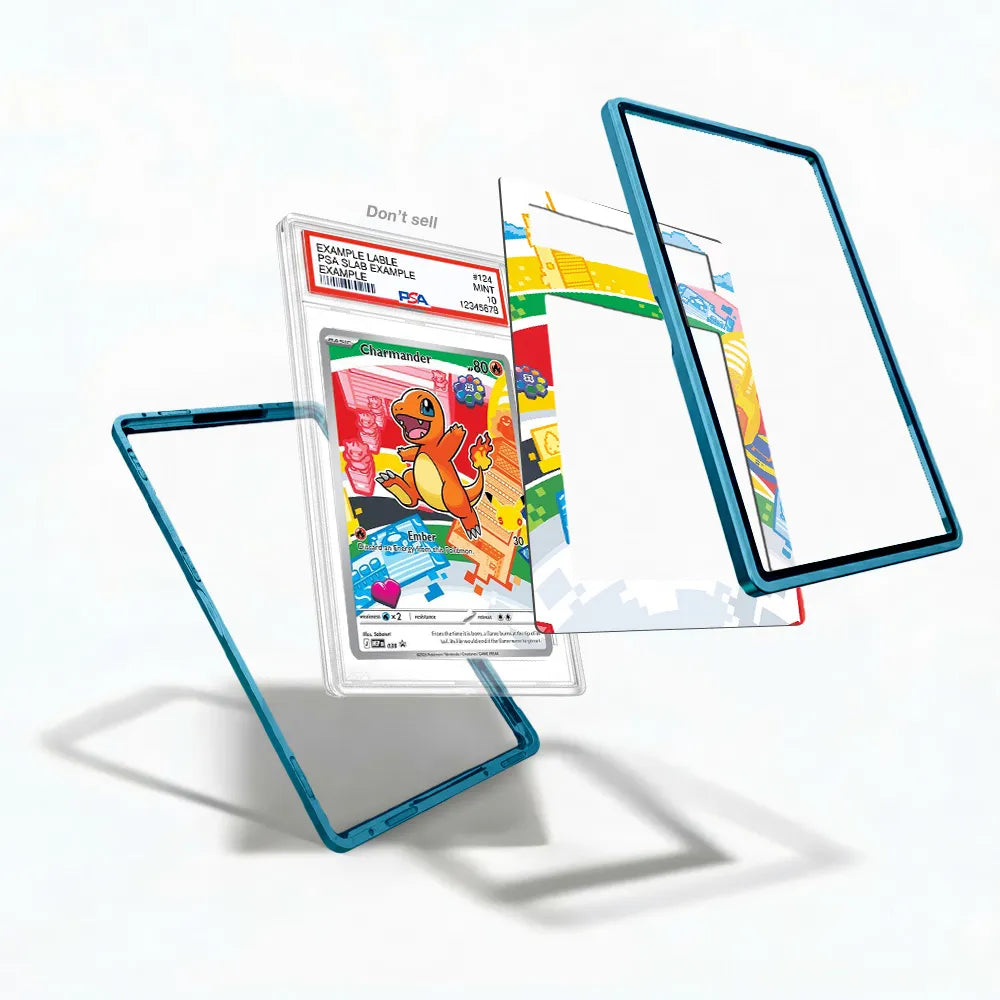 Charmander 038 Promo MEP Extended Art Display Cases - PSA Slab Case - Detail View