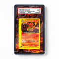 Charmeleon 73-165 Expedition Pokemon Cards Custom Art Display Cases - PSA Slab Case - Front View