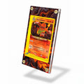 Charmeleon 73-165 Expedition Pokemon Cards Custom Art Display Cases - Screws Case - Side View