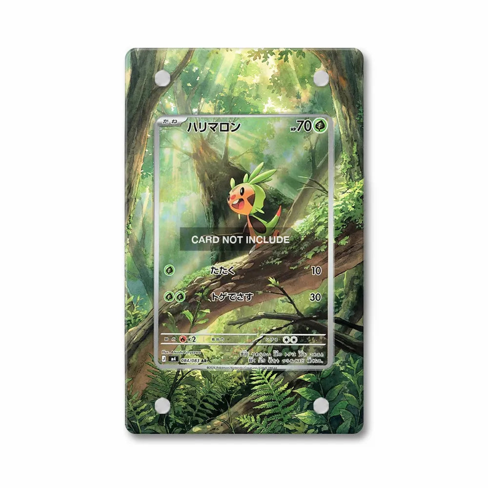Chespin IR AR Ninja Spinner Chaos Rising Extended Art Display Cases - PSA Graded Guard Case - Front View