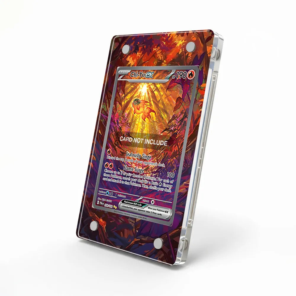 Chi-Yu ex 259-193 SIR SAR Paldea Evolved Extended Art Display Cases - Magnetic Case - Side View