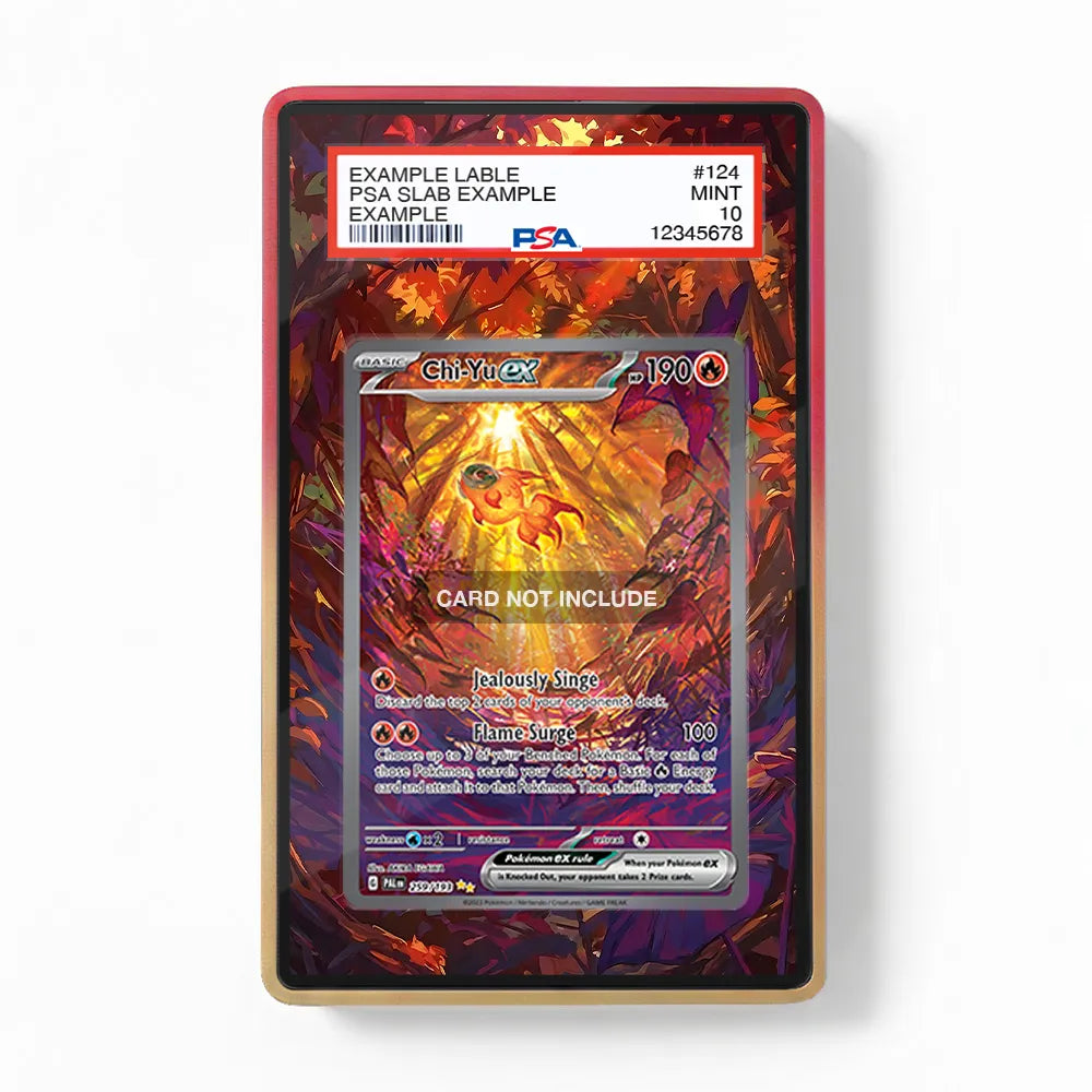 Chi-Yu ex 259-193 SIR SAR Paldea Evolved Extended Art Display Cases - PSA Slab Case - Front View