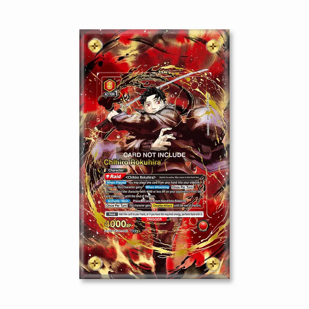 Chihiro Rokuhira UE16BT-KGR1-060 Battle Spirits Extended Art Display Cases - Screws Case - Front View