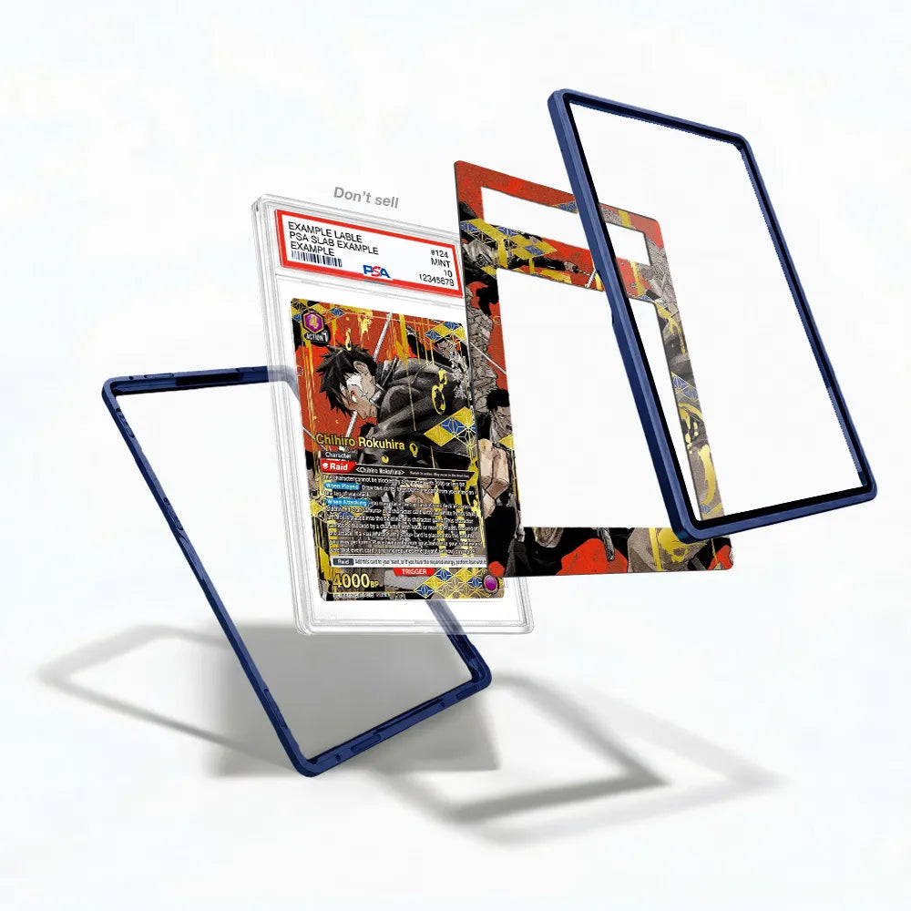 Chihiro Rokuhira UE16BT-KGRH-015 KGR Extended Art Display Cases - PSA Slab Case - Detail View