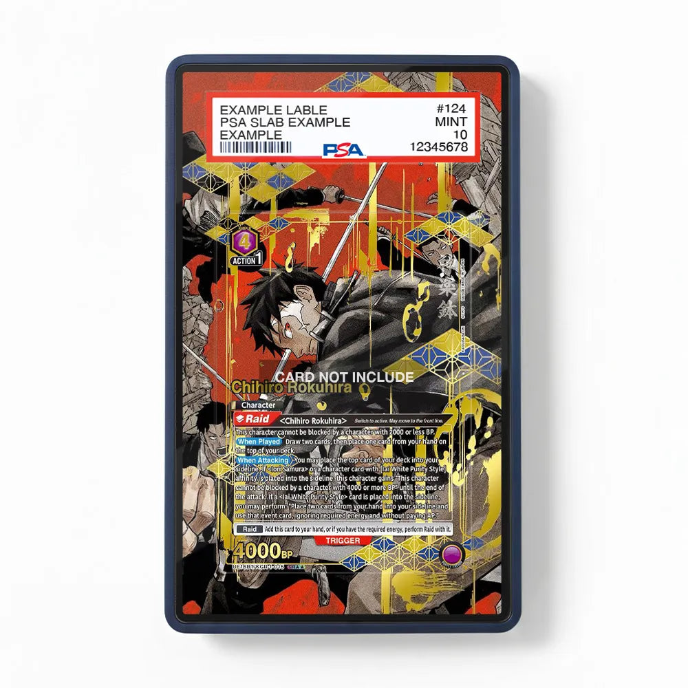 Chihiro Rokuhira UE16BT-KGRH-015 KGR Extended Art Display Cases - PSA Slab Case - Front View