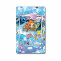 Chimchar 011-30th-P Promo 30th Anniversary Pokemon Cards Custom Art Display Cases - Magnetic Case - Front View
