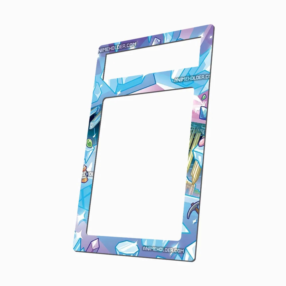 Chimchar 011-30th-P Promo 30th Anniversary Pokemon Cards Custom Art Display Cases - PSA Metal Art Only - Side View