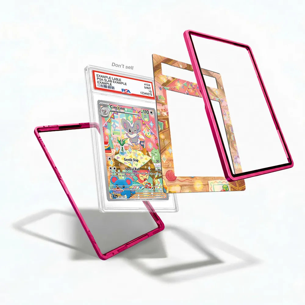 Cinccino 183-162 IR AR Temporal Forces Extended Art Display Cases - PSA Slab Case - Detail View
