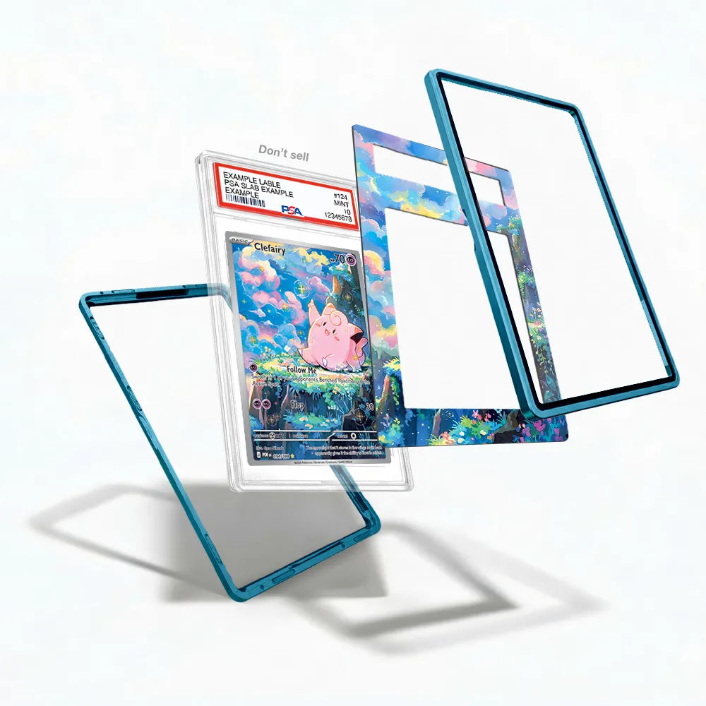 Clefairy AR IR Nihil Zero Perfect Order Extended Art Display Cases - PSA Slab Case - Detail View
