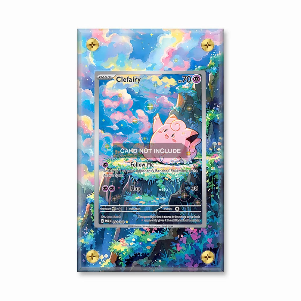 Clefairy AR IR Nihil Zero Perfect Order Extended Art Display Cases - Screws Case - Front View