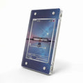 Cleffa 202-197 Obsidian Flames Extended Art Display Cases - Magnetic Case - Side View