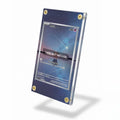 Cleffa 202-197 Obsidian Flames Extended Art Display Cases - Screws Case - Side View