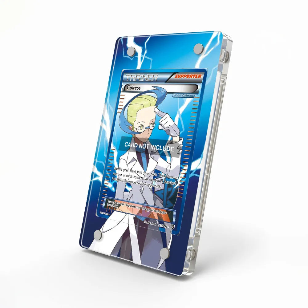 Colress 035-073 Black & White Extended Art Display Cases - Magnetic Case - Side View