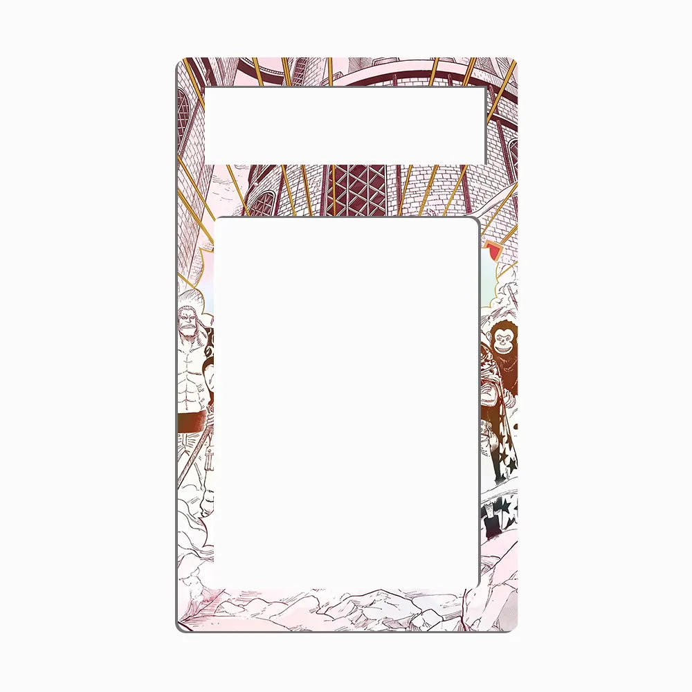 Come On We'll Fight You OP09-020 Extended Art Display Cases - PSA Metal Art Only - Front View