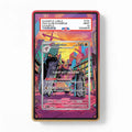Conkeldurr 127-086 Black & White Extended Art Display Cases - PSA Slab Case - Front View