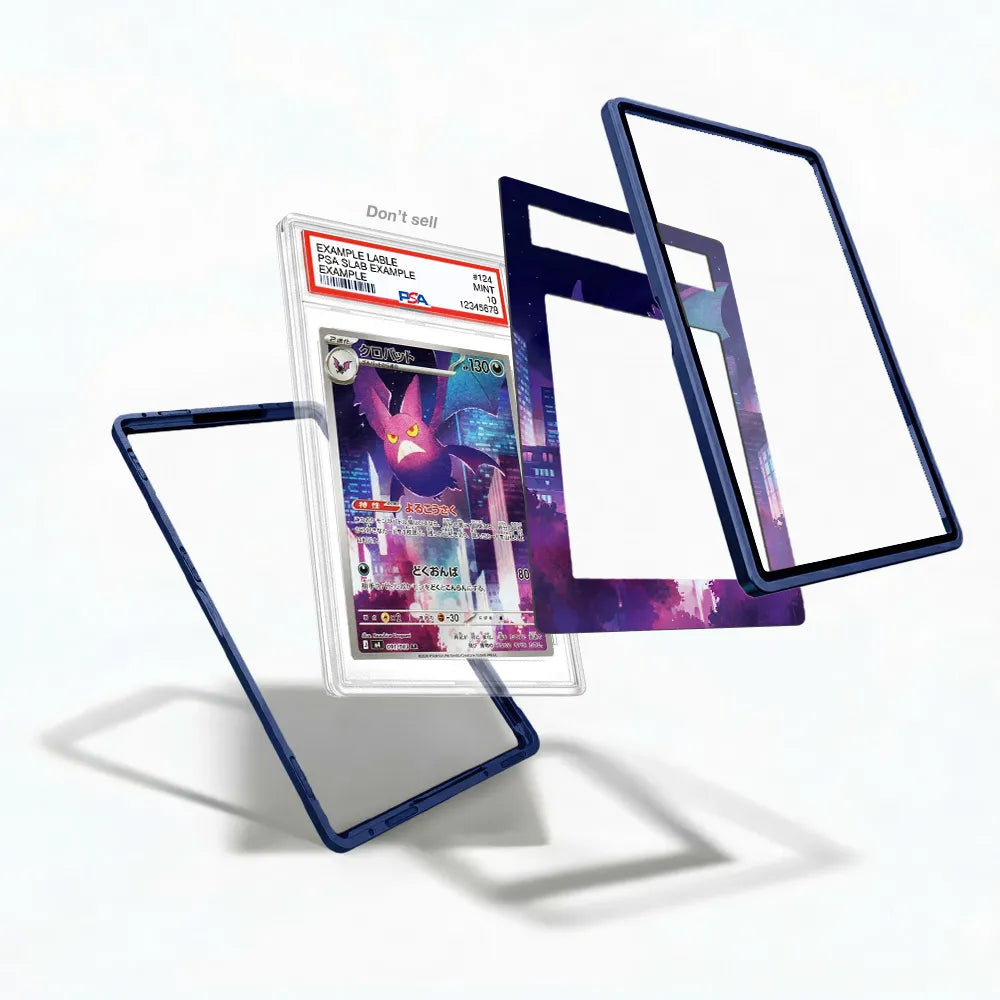 Crobat IR AR Ninja Spinner Chaos Rising Extended Art Display Cases - PSA Graded Guard Case - Detail View