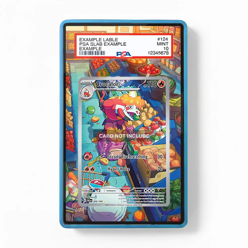 Crocalor 202-193 IR AR Paldea Evolved Extended Art Display Cases - PSA Slab Case - Front View