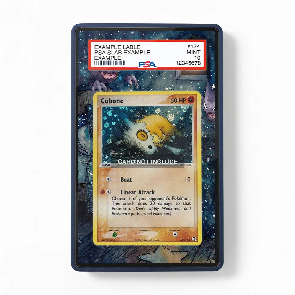 Cubone 66-112 EX Sandstorm Extended Art Display Cases - PSA Slab Case - Front View