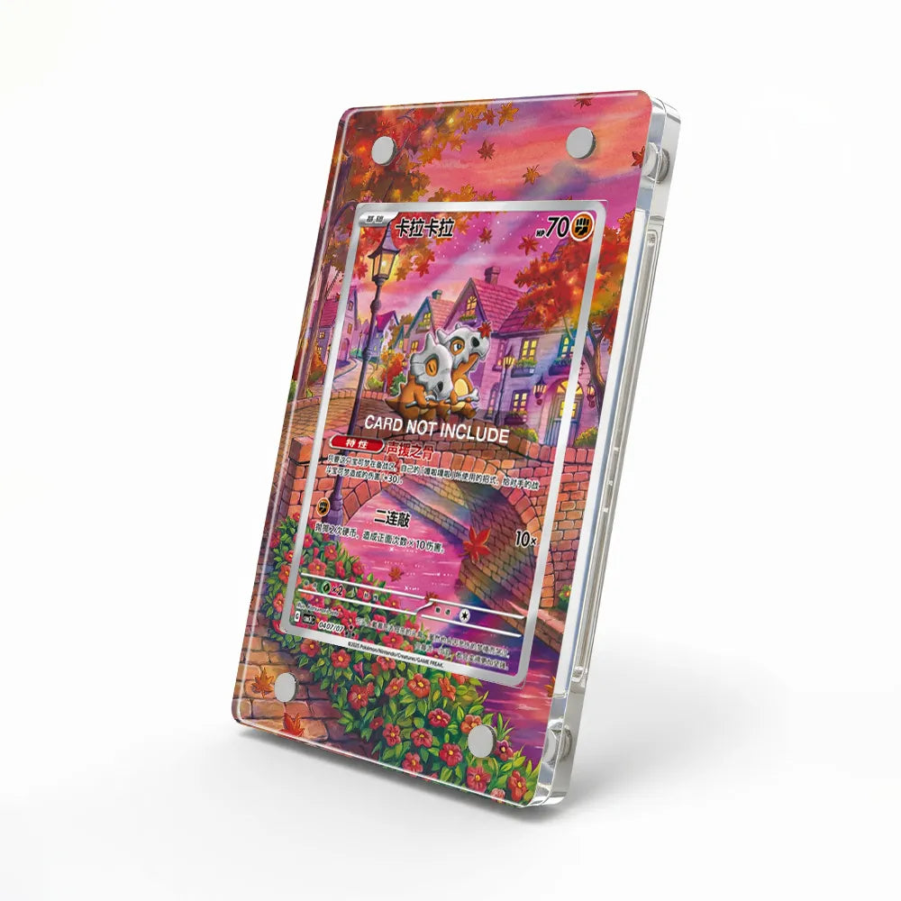 Cubone SIR Gem Pack 3 CN Exclusive Extended Art Display Cases - Magnetic Case - Side View