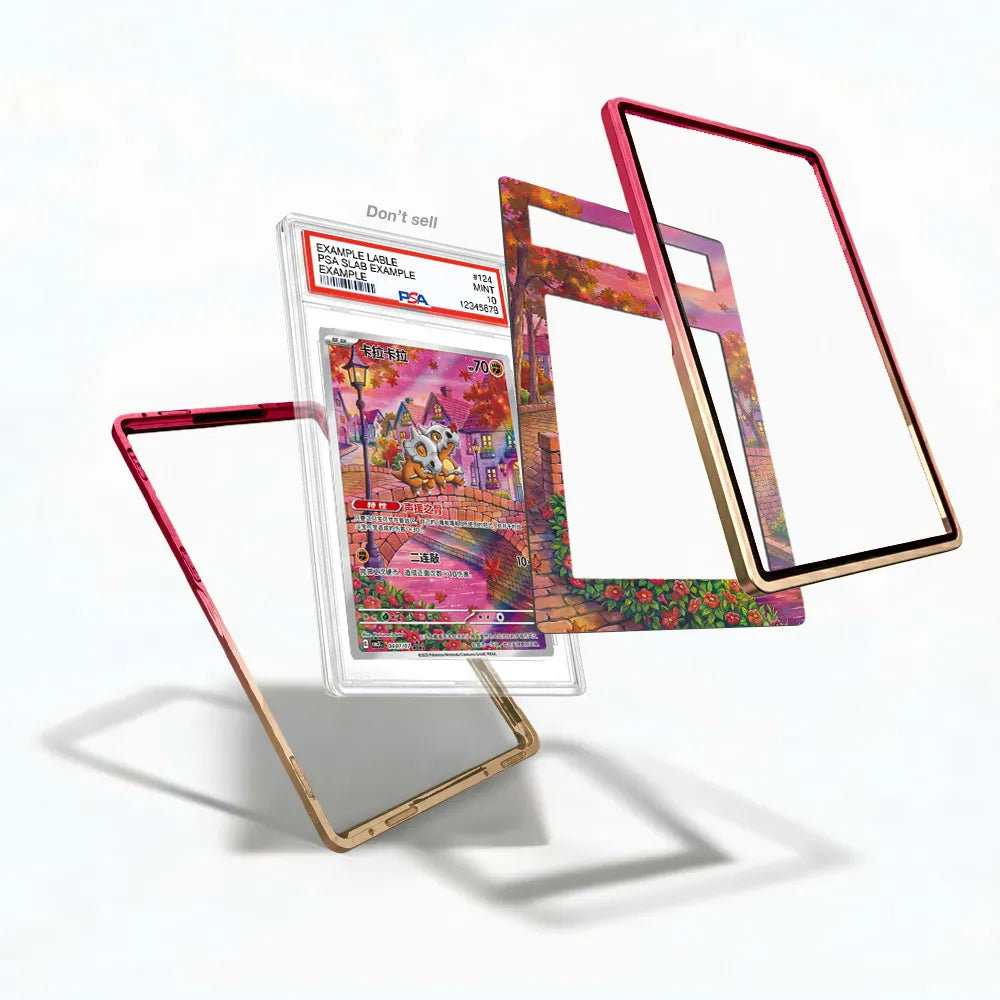 Cubone SIR Gem Pack 3 CN Exclusive Extended Art Display Cases - PSA Slab Case - Detail View