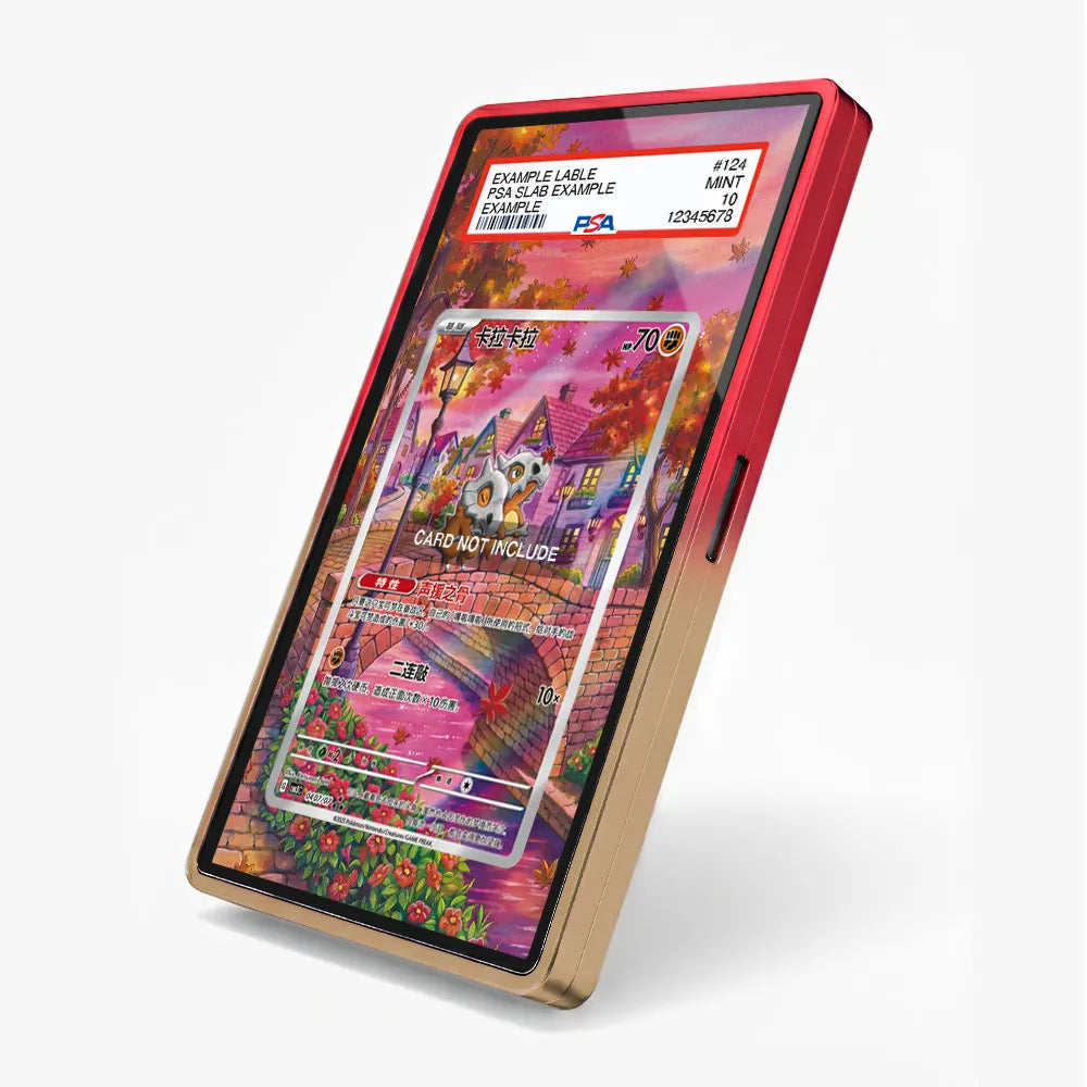 Cubone SIR Gem Pack 3 CN Exclusive Extended Art Display Cases - PSA Slab Case - Side View