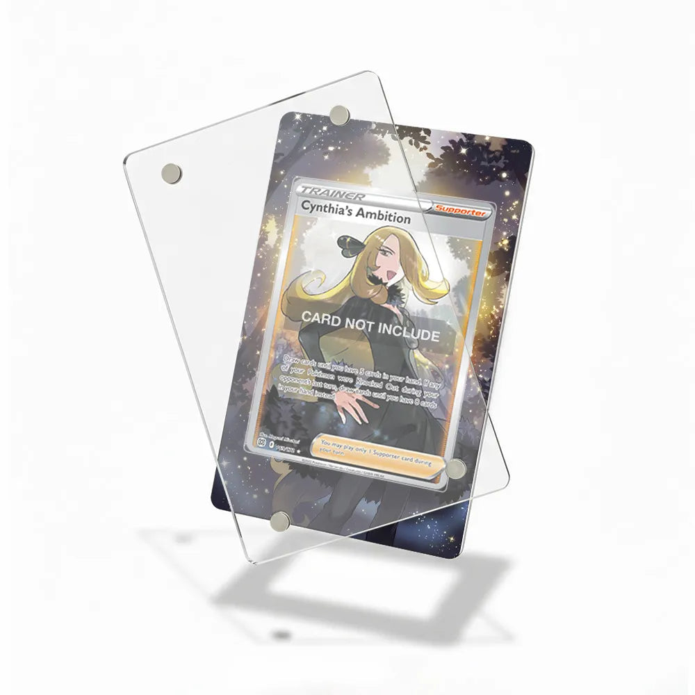 Cynthia's Ambition 169-172 Ultra Rare Brilliant Stars Extended Art Display Cases - Magnetic Case - Detail View
