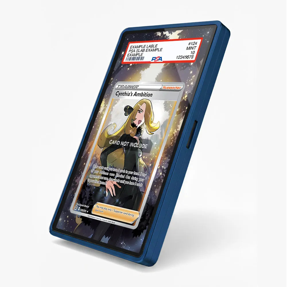 Cynthia's Ambition 169-172 Ultra Rare Brilliant Stars Extended Art Display Cases - PSA Slab Case - Side View