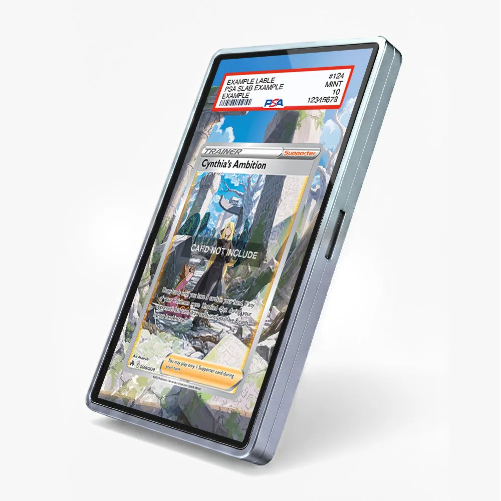Cynthia's Ambition GG60 SIR SAR Crown Zenith Extended Art Display Cases - PSA Slab Case - Side View