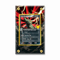 Dark Tyranitar 19-109 Team Rocket Returns 30th Anniversary Pokemon Cards Extended Art Display Cases - Screws Case - Front View