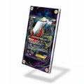 Darkrai-EX 107-108 Dark Explorers Black & White Pokemon Cards Custom Art Display Cases - Screws Case - Side View