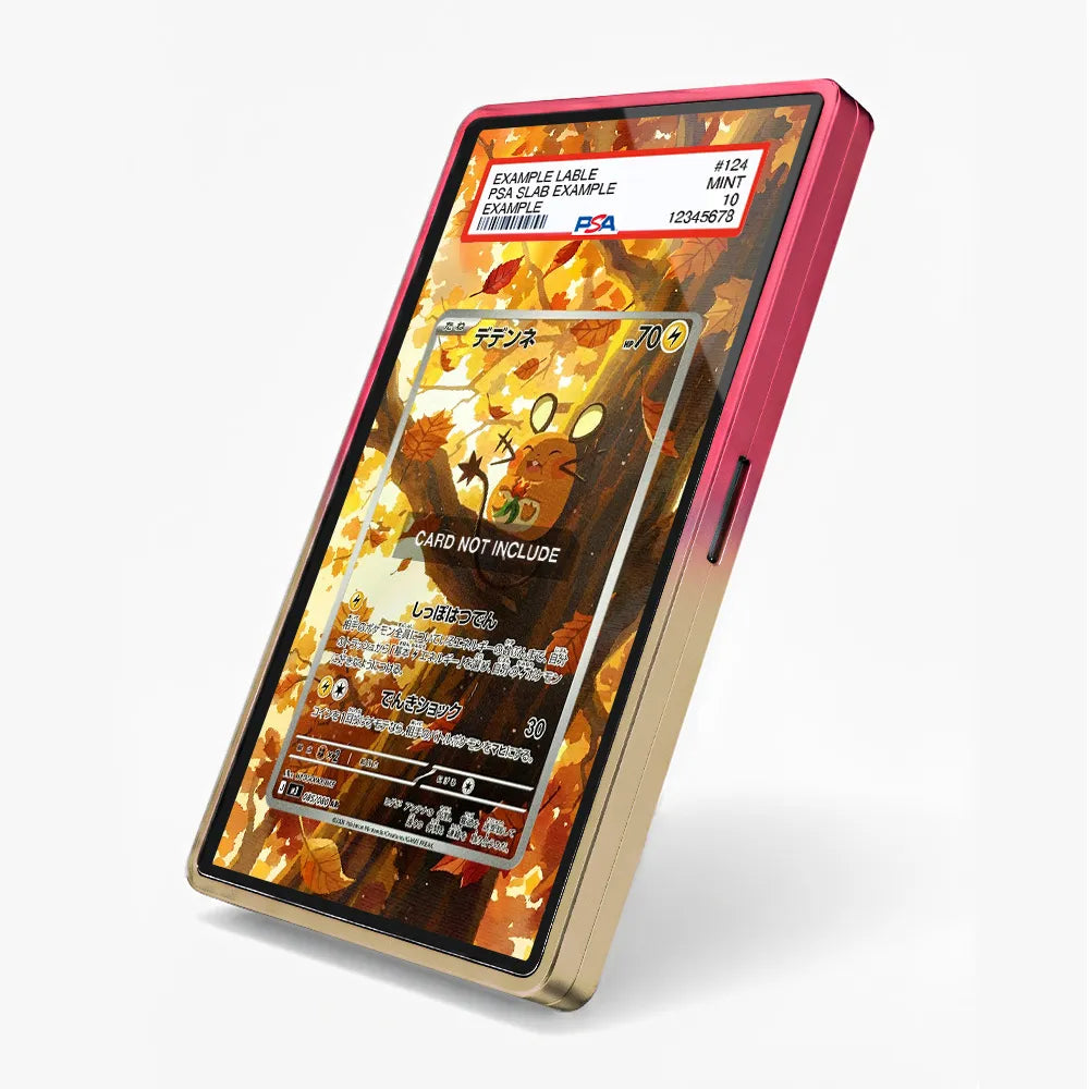 Dedenne AR IR Nihil Zero Perfect Order Extended Art Display Cases - PSA Slab Case - Side View