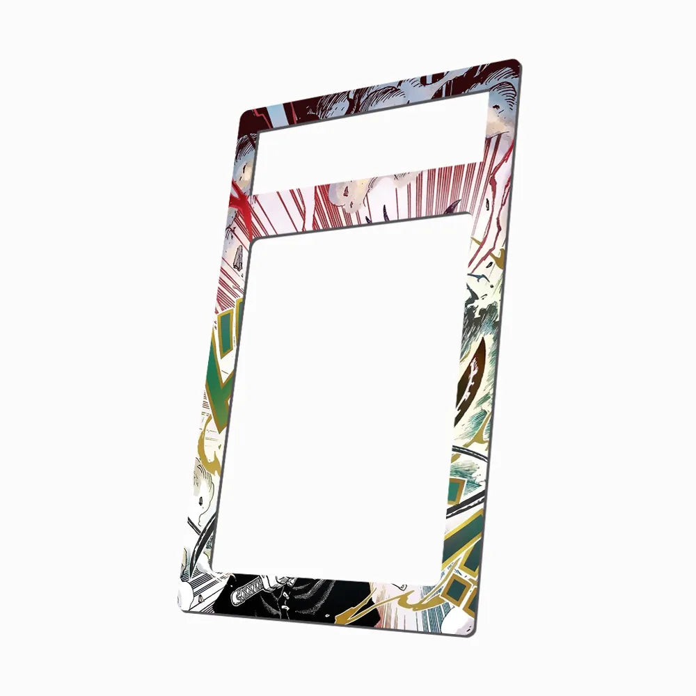Demon Aura Nine Sword Style Asura Blades Extended Art Display Cases - PSA Metal Art Only - Side View