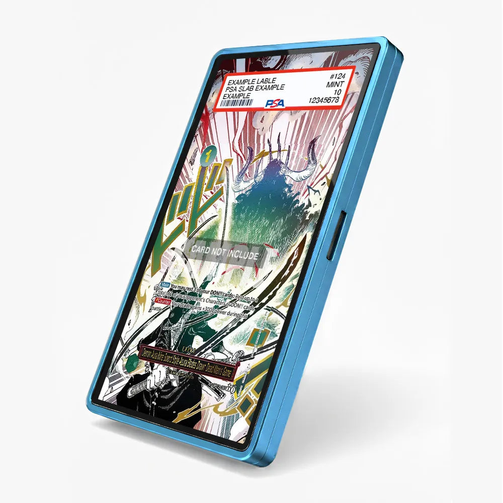 Demon Aura Nine Sword Style Asura Blades Extended Art Display Cases - PSA Slab Case - Side View