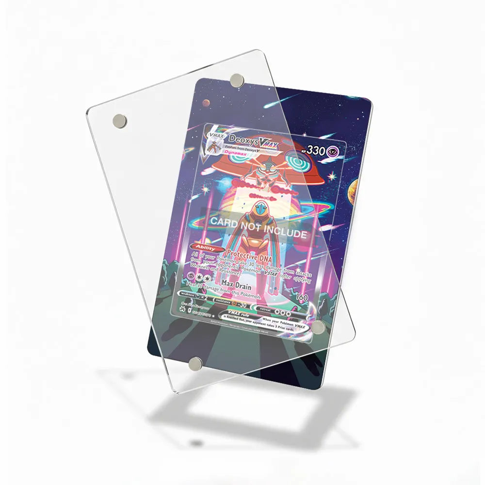 Deoxys VMAX GG45 SAR SIR Crown Zenith Extended Art Display Cases - Magnetic Case - Detail View