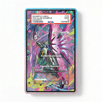 Destiny Gundam GD04-050 Legend Rare Plus GD04 Extended Art Display Cases - PSA Slab Case - Front View