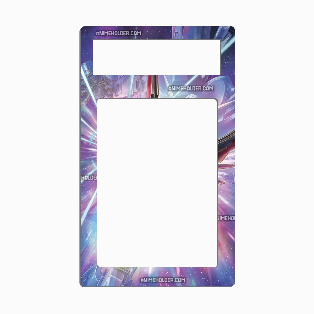 Destiny Gundam GN04-050 ST1 STR 1 M38 Pokemon Cards Custom Art Display Cases - PSA Metal Art Only - Front View