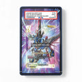 Destiny Gundam GN04-050 ST1 STR 1 M38 Pokemon Cards Custom Art Display Cases - PSA Slab Case - Front View