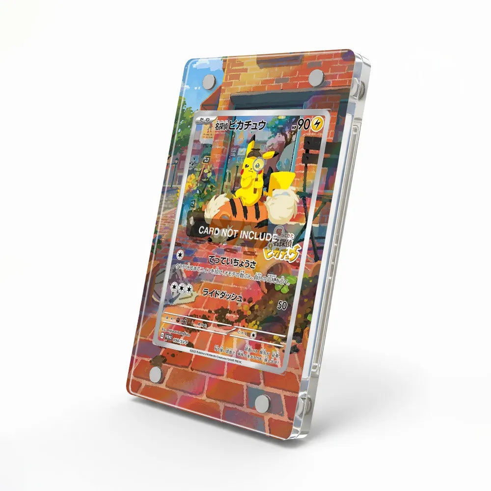 Detective Pikachu 098 SV-P Promo JP Extended Art Display Cases - Magnetic Case - Side View