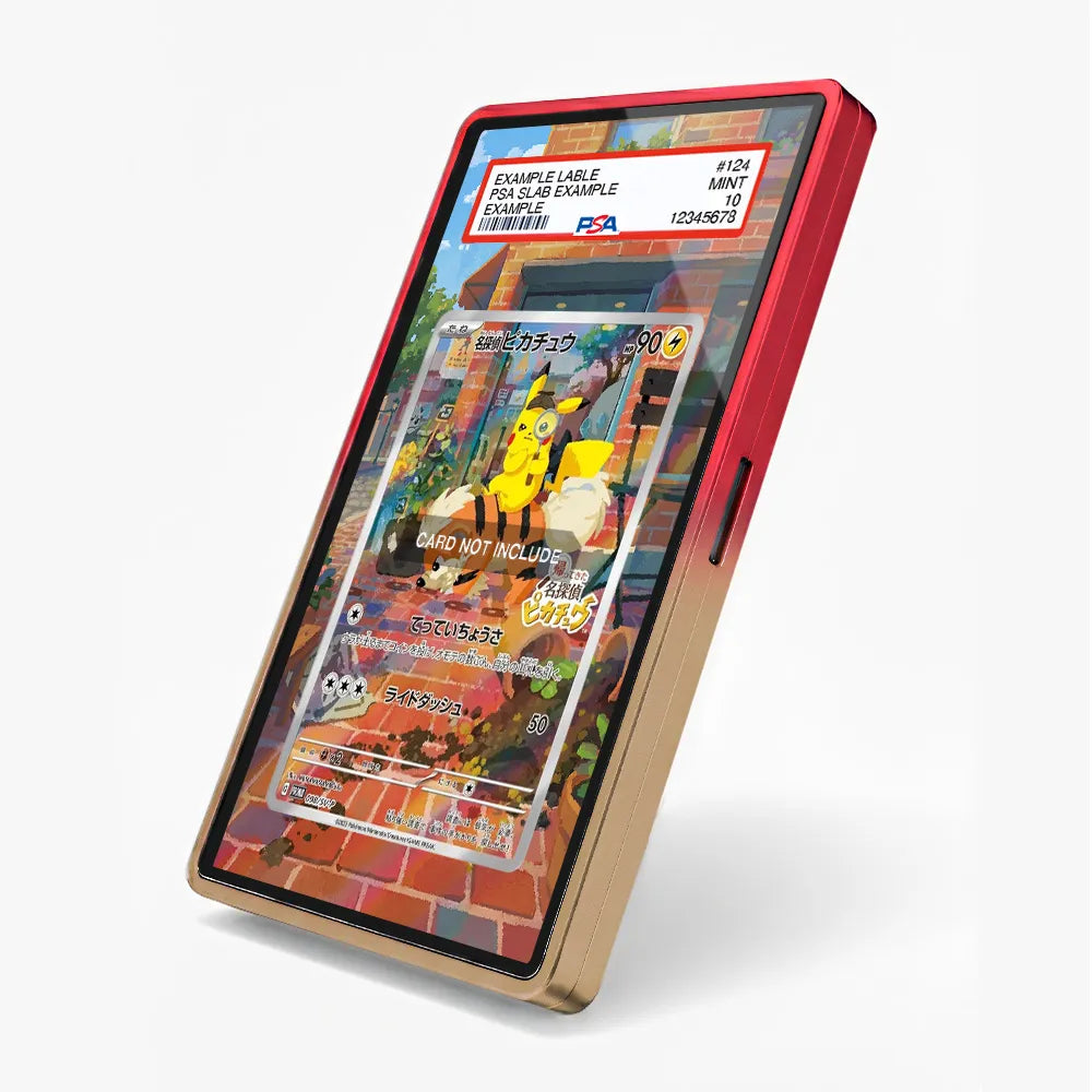 Detective Pikachu 098 SV-P Promo JP Extended Art Display Cases - PSA Slab Case - Side View