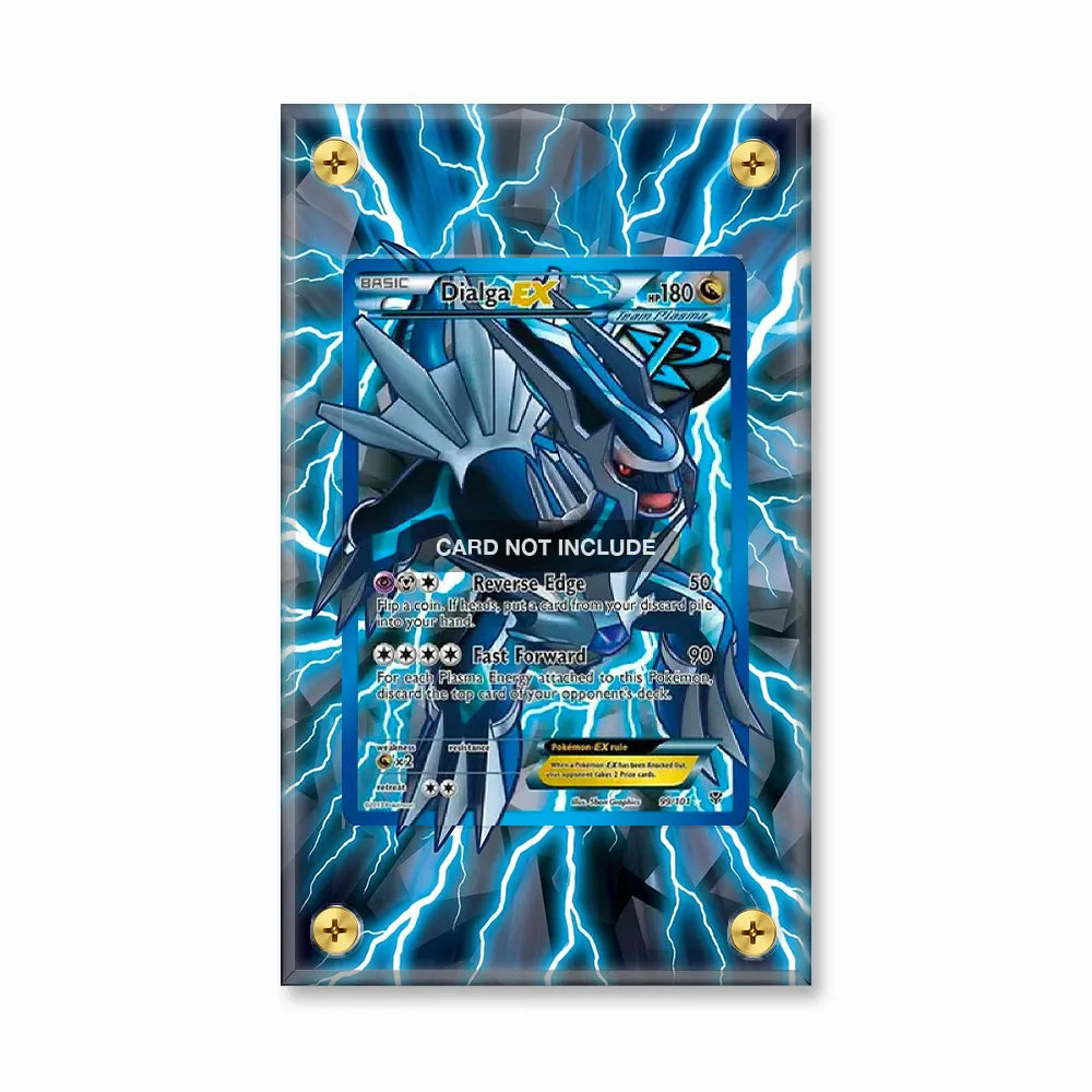 Dialga EX 59-101 Plasma Storm Extended Art Display Cases - Screws Case - Front View
