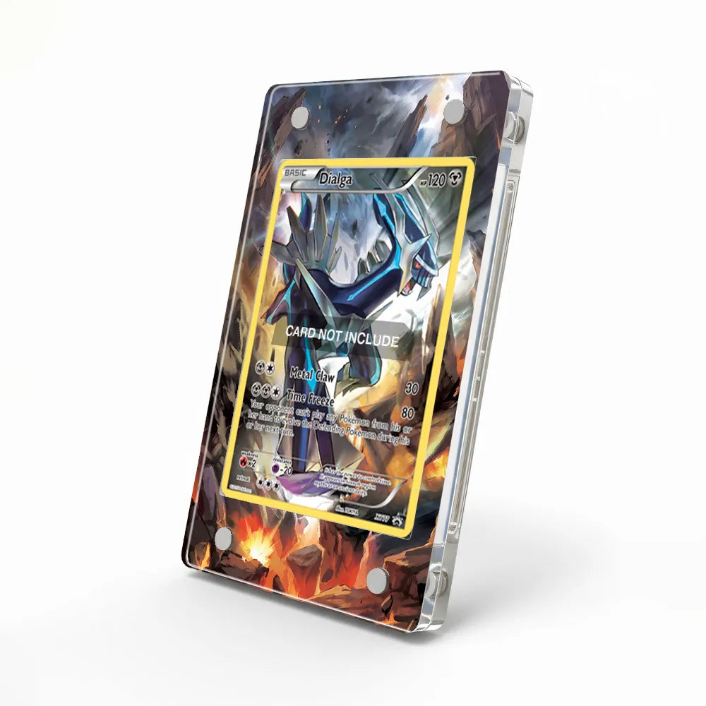 Dialga XY77 Promo XY Series Extended Art Display Cases - Magnetic Case - Side View