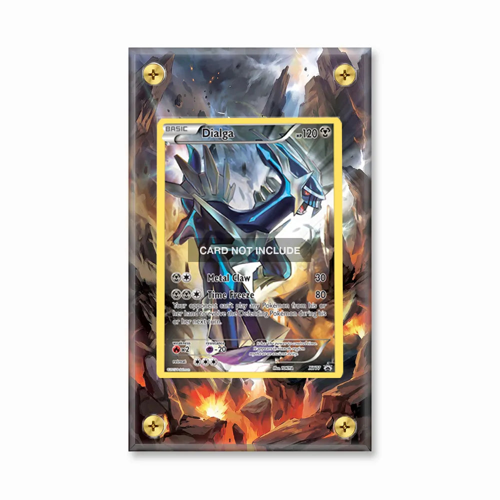 Dialga XY77 Promo XY Series Extended Art Display Cases - Screws Case - Front View
