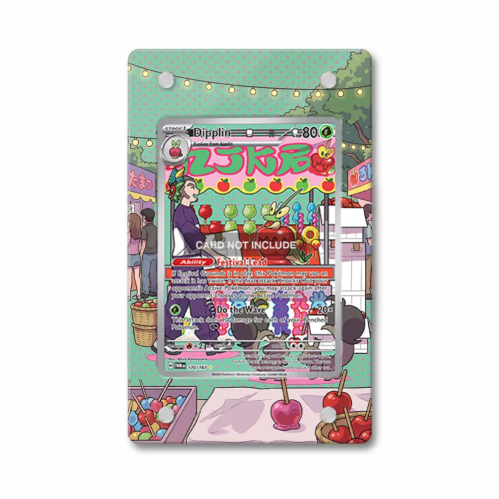 Dipplin 170-167 IR AR Twilight Masquerade Extended Art Display Cases - PSA Slab Case - Front View