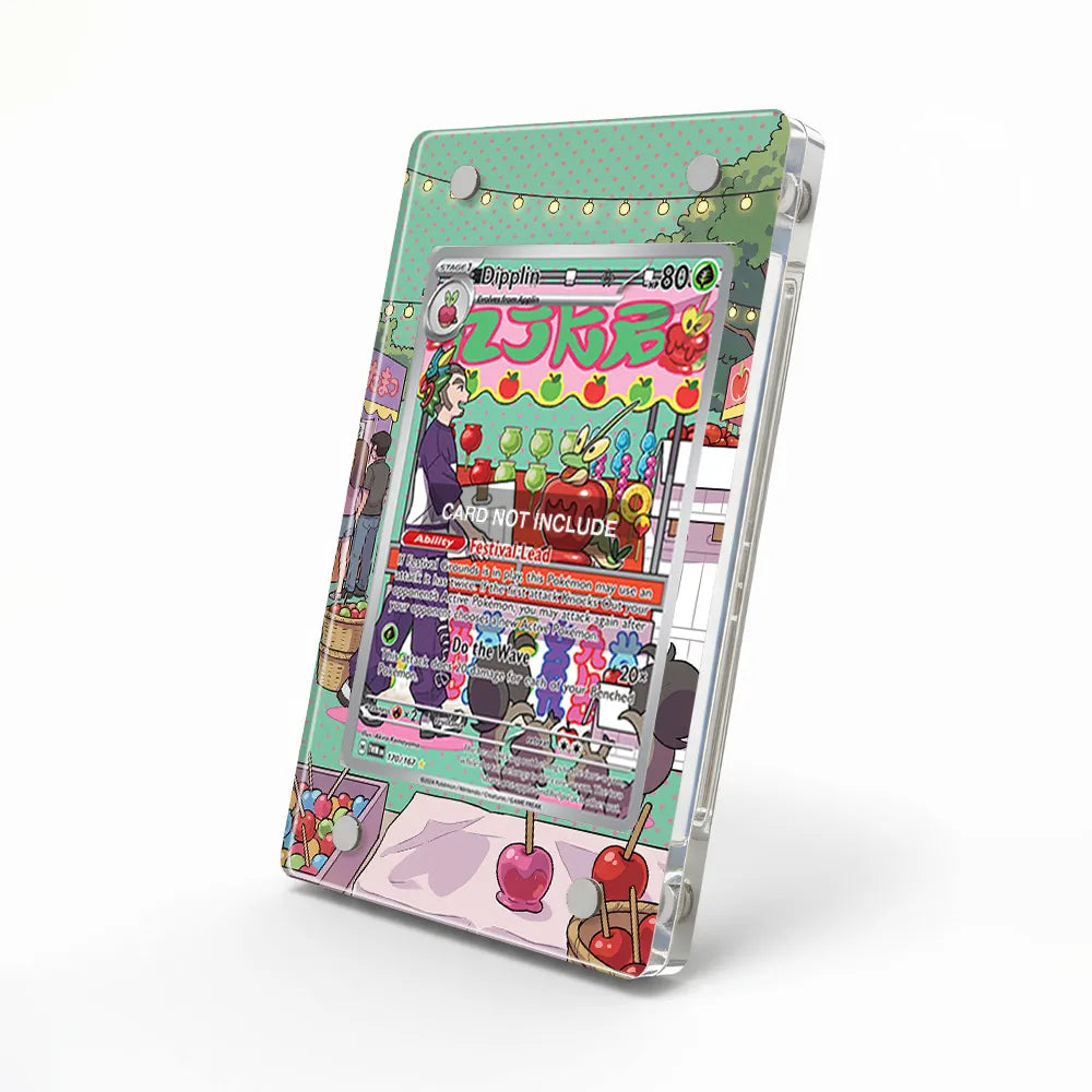 Dipplin 170-167 IR AR Twilight Masquerade Extended Art Display Cases - Magnetic Case - Side View