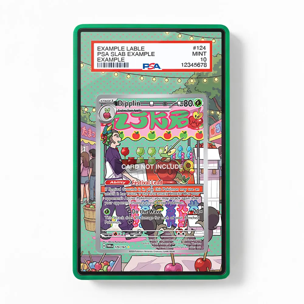 Dipplin 170-167 IR AR Twilight Masquerade Extended Art Display Cases - PSA Slab Case - Front View