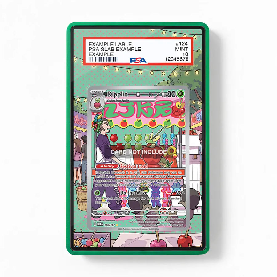 Dipplin 170-167 IR AR Twilight Masquerade Extended Art Display Cases - PSA Slab Case - Front View